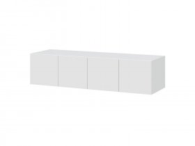 Антресоль 1600 ШК-5 (белый текстурный) в Мочище - mochishche.mebel-nsk.ru | фото