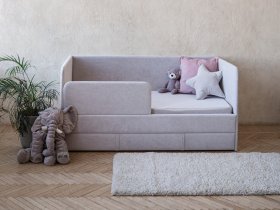 Диван-кровать Happy (светло-серый) в Мочище - mochishche.mebel-nsk.ru | фото