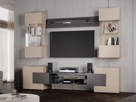 Гостиная Фэнтези (кашемир/графит) в Мочище - mochishche.mebel-nsk.ru | фото