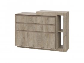 Комод 1200 22 J-Э Этна (дуб эндгрей) в Мочище - mochishche.mebel-nsk.ru | фото