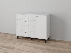 Комод «Катрин-13» (белый/белый снег) в Мочище - mochishche.mebel-nsk.ru | фото