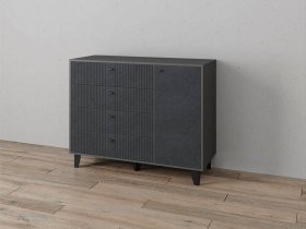 Комод «Катрин-13» (графит/гранит лофт) в Мочище - mochishche.mebel-nsk.ru | фото
