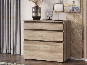 Комод КМ-01 Энигма (венге/дуб каньон) в Мочище - mochishche.mebel-nsk.ru | фото
