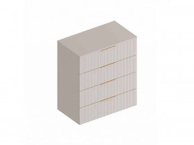 Комод с 4 ящ. «Тефия» (тефия/софт сантьяго) в Мочище - mochishche.mebel-nsk.ru | фото
