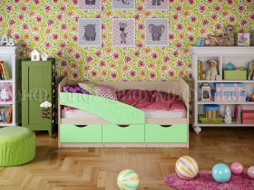 Кровать детская Бабочки 1,8 м в Мочище - mochishche.mebel-nsk.ru | фото