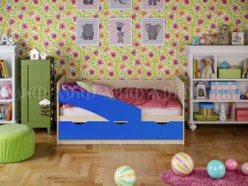 Кровать детская Бабочки 2,0 м в Мочище - mochishche.mebel-nsk.ru | фото