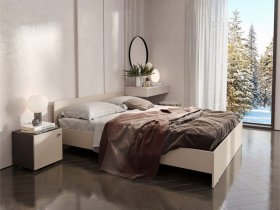 Кровать двухспальная 1,6м Гиза в Мочище - mochishche.mebel-nsk.ru | фото
