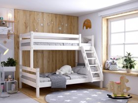 Кровать двухъярусная Адель (белый) в Мочище - mochishche.mebel-nsk.ru | фото
