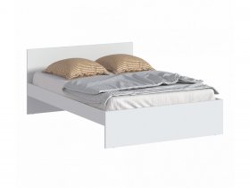 Кровать двуспальная 1,4м Бруклин СБ-3353 (белый) в Мочище - mochishche.mebel-nsk.ru | фото