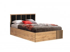 Кровать двуспальная с подъем. мех. 1,6 м Либерти 51.20 в Мочище - mochishche.mebel-nsk.ru | фото