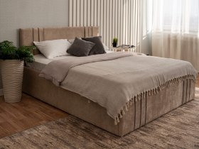 Кровать двуспальная 1,4м с подъем. мех. Леванте в Мочище - mochishche.mebel-nsk.ru | фото