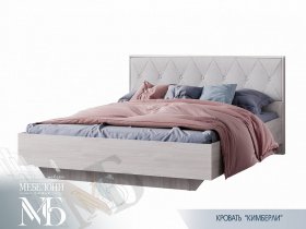 Кровать двуспальная 1,6м Кимберли КР-13 в Мочище - mochishche.mebel-nsk.ru | фото