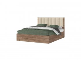 Кровать двуспальная 1,6м с ортоп. осн. КР-02 Рейн в Мочище - mochishche.mebel-nsk.ru | фото