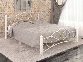 Кровать двуспальная Гарда-3 на металлокаркасе 1,4 м в Мочище - mochishche.mebel-nsk.ru | фото