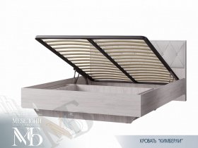 Кровать двуспальная с подъем. мех. 1,6 м  Кимберли КР-13 в Мочище - mochishche.mebel-nsk.ru | фото