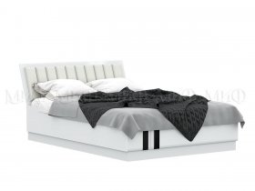 Кровать двуспальная с подъем.мех. 1,6м Магнолия в Мочище - mochishche.mebel-nsk.ru | фото