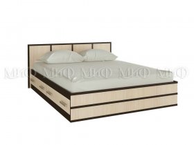 Кровать двуспальная Сакура 1,4 м в Мочище - mochishche.mebel-nsk.ru | фото