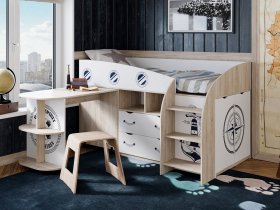 Кровать комбинированная «Немо» в Мочище - mochishche.mebel-nsk.ru | фото