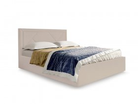 Кровать мягкая 1,6 Сиеста стандарт, вар.2 в Мочище - mochishche.mebel-nsk.ru | фото
