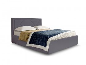 Кровать мягкая 1,6 Сиеста стандарт, вар.3 в Мочище - mochishche.mebel-nsk.ru | фото