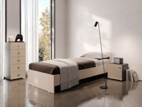 Кровать односпальная 0,9м Гиза в Мочище - mochishche.mebel-nsk.ru | фото