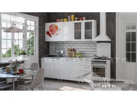 Кухонный гарнитур Айс-крим в Мочище - mochishche.mebel-nsk.ru | фото