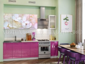 Кухонный гарнитур Вишневый цвет в Мочище - mochishche.mebel-nsk.ru | фото