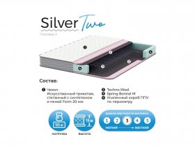 Матрас Silver Two в Мочище - mochishche.mebel-nsk.ru | фото