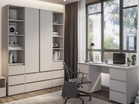 Модульная детская Люмо (кашемир) в Мочище - mochishche.mebel-nsk.ru | фото
