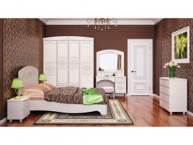 Модульная спальня Каролина в Мочище - mochishche.mebel-nsk.ru | фото