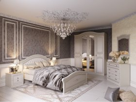 Модульная спальня Николь (Мебельград) в Мочище - mochishche.mebel-nsk.ru | фото