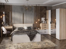 Модульная спальня Норд в Мочище - mochishche.mebel-nsk.ru | фото