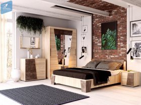 Модульная спальня Санремо в Мочище - mochishche.mebel-nsk.ru | фото