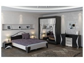 Модульная спальня Верона (Линаура) в Мочище - mochishche.mebel-nsk.ru | фото