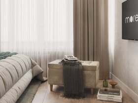 Пуф Чарли-2 (капучино) в Мочище - mochishche.mebel-nsk.ru | фото