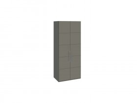 Шкаф для одежды с 2 дверями Наоми (джут/фон серый) СМ-208.07.03 в Мочище - mochishche.mebel-nsk.ru | фото