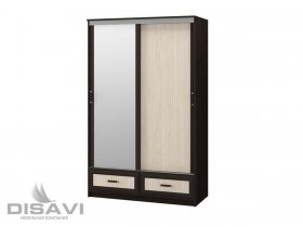 Шкаф-купе 2-х створчатый 1.3м Модерн в Мочище - mochishche.mebel-nsk.ru | фото