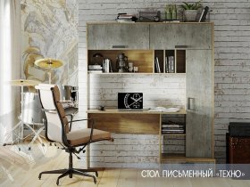 Стол письменный  Техно в Мочище - mochishche.mebel-nsk.ru | фото