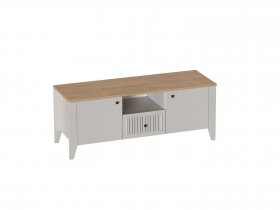 Тумба узкая 2дв. 1ящ. Валенсия (гостиная) в Мочище - mochishche.mebel-nsk.ru | фото